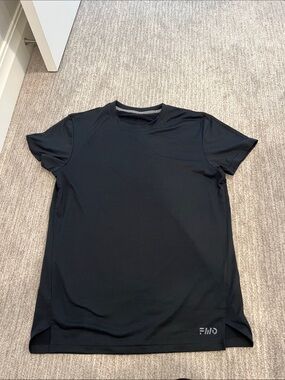 Men's Black Performance Crewneck T-Shirt